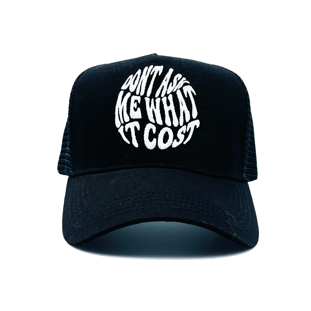 COSTS A LOT TRUCKER BLACK