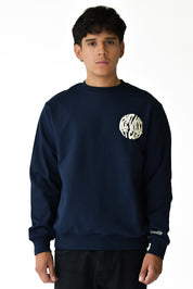 COSTS A LOT CREWNECK SWEATSHIRT NAVY