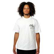 PRETTY GIRL BIKER CLUB S/S TEE WHITE
