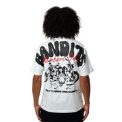 PRETTY GIRL BIKER CLUB S/S TEE WHITE
