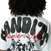 PRETTY GIRL BIKER CLUB S/S TEE WHITE