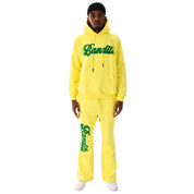 VARSITY SCRIPT PULLOVER HOODY LIMONCELLO