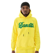 VARSITY SCRIPT PULLOVER HOODY LIMONCELLO